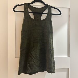 Lululemon Camo Army Green Swiftly Tech Tank